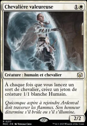 Chevalière valeureuse