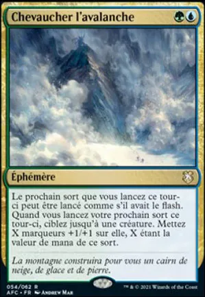 Chevaucher l'avalanche
