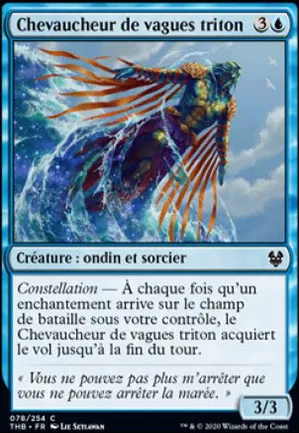 Chevaucheur de vagues triton
