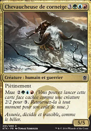Chevaucheuse de corneige