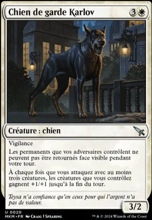 Chien de garde Karlov