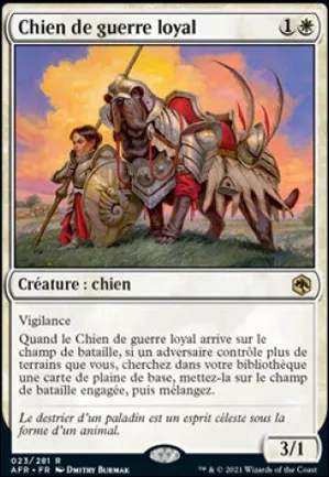 Chien de guerre loyal