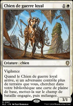 Chien de guerre loyal