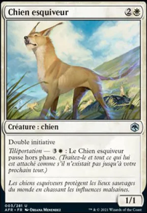 Chien esquiveur