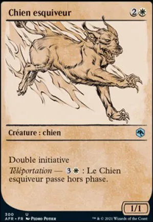 Chien esquiveur