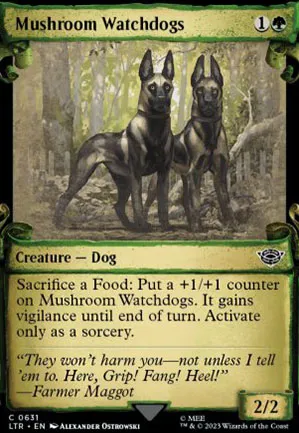 Chiens de garde des champignons