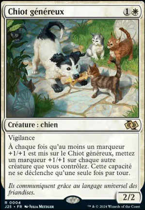 Chiot généreux