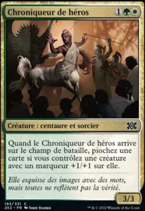 Chroniqueur de héros