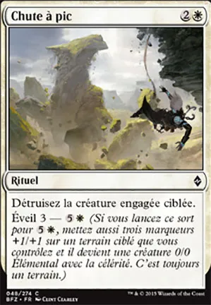 Chute à pic