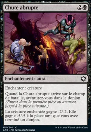 Chute abrupte