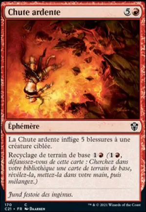 Chute ardente