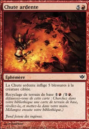 Chute ardente