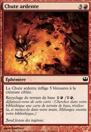 Chute ardente