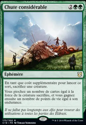 Chute considérable