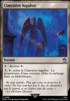 Cimetière lugubre