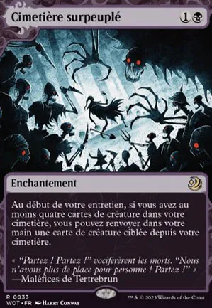 Cimetière surpeuplé