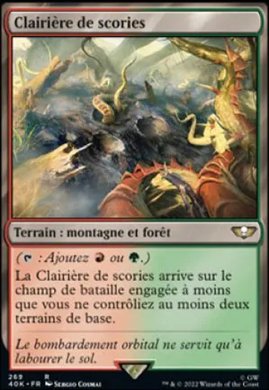 Clairière de scories