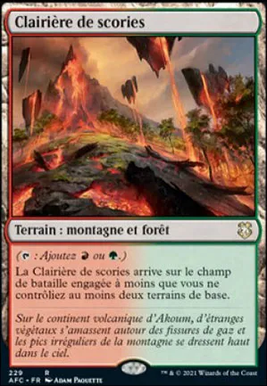 Clairière de scories