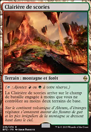 Clairière de scories
