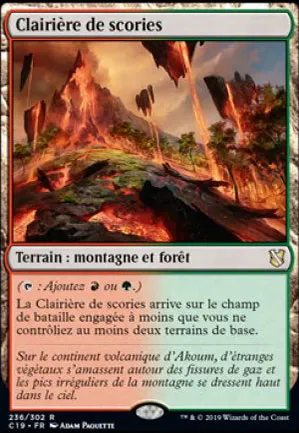 Clairière de scories