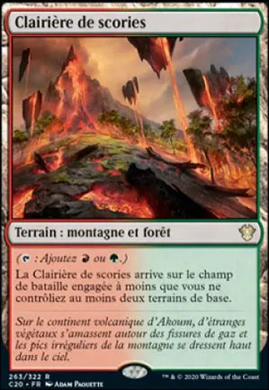 Clairière de scories