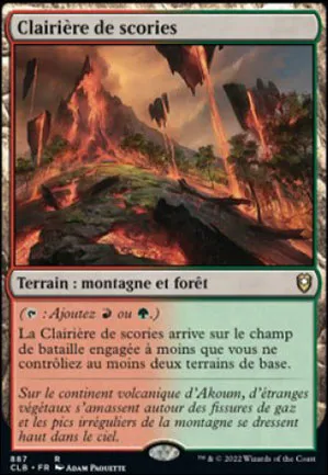 Clairière de scories