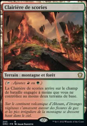 Clairière de scories