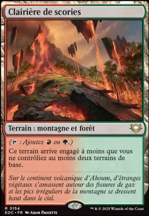 Clairière de scories