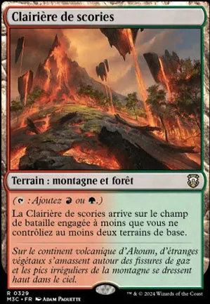 Clairière de scories