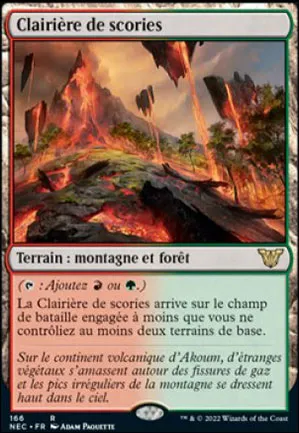 Clairière de scories