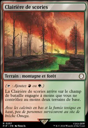 Clairière de scories