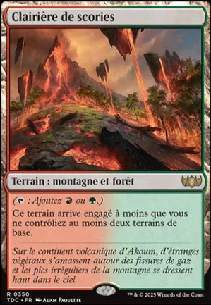 Clairière de scories