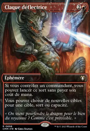 Claque déflectrice