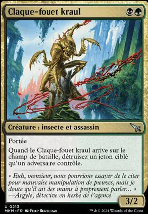 Claque-fouet kraul
