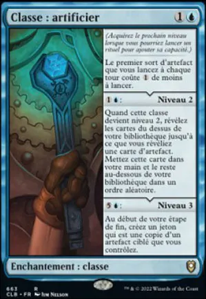 Classe : artificier