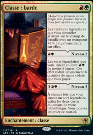 Classe : barde