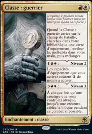 Classe : guerrier