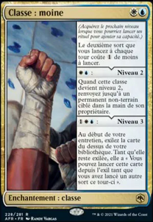 Classe : moine