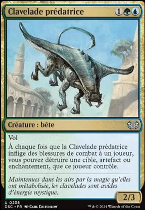 Clavelade prédatrice
