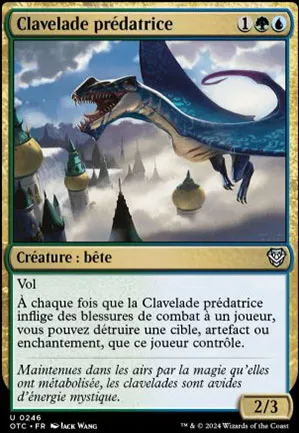Clavelade prédatrice