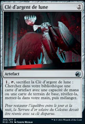 Clé d'argent de lune