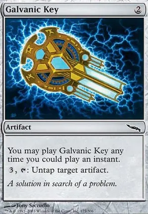 Clé galvanique