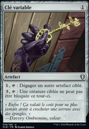 Clé variable