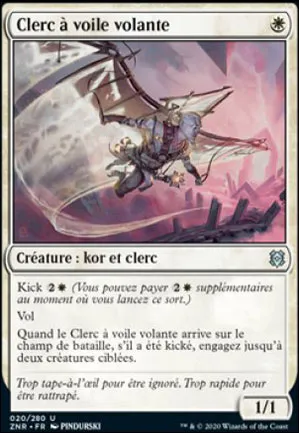 Clerc à voile volante