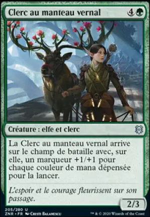 Clerc au manteau vernal