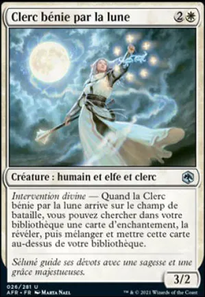 Clerc bénie par la lune