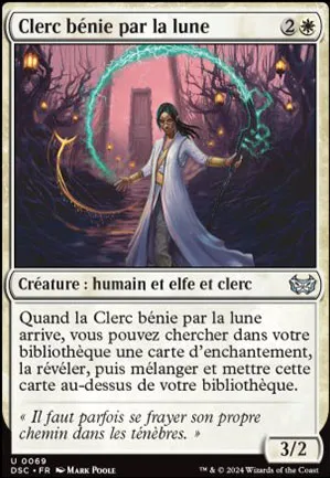 Clerc bénie par la lune