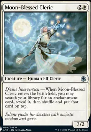 Clerc bénie par la lune