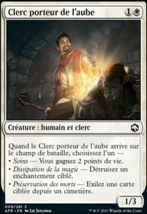 Clerc porteur de l'aube