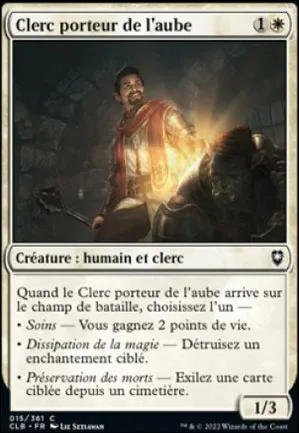 Clerc porteur de l'aube